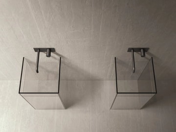 TRICOLORE VERDE CRITV258 - Wall-mounted washbasin mixer with plate by CRISTINA Rubinetterie - view 3